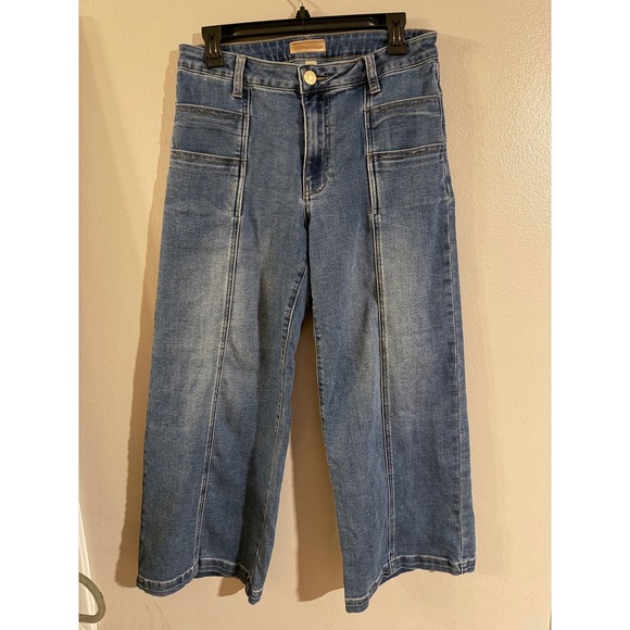 Kut from the Kloth Denim - Kut from the Kloth Meg Wide Leg Jeans Medium Wash Seam Front Denim Size 6